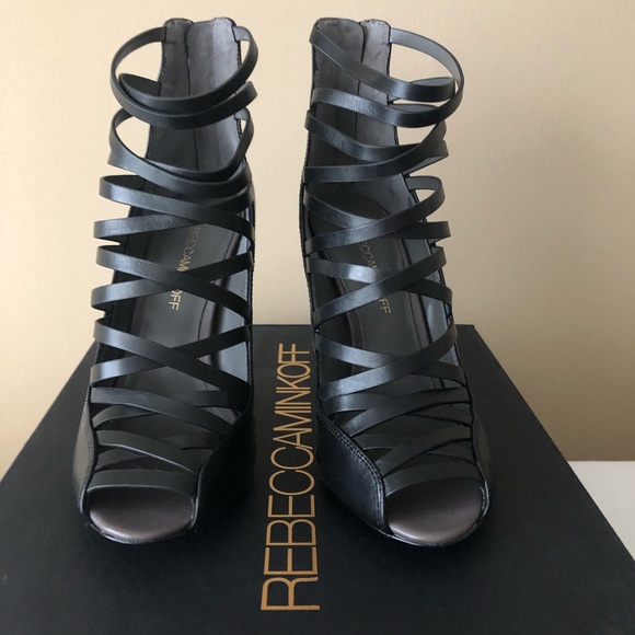 Rebecca Minkoff Mabel Caged Bootie - Picture 1 of 8
